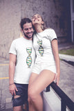 DNA Short-Sleeve Unisex White T-Shirt