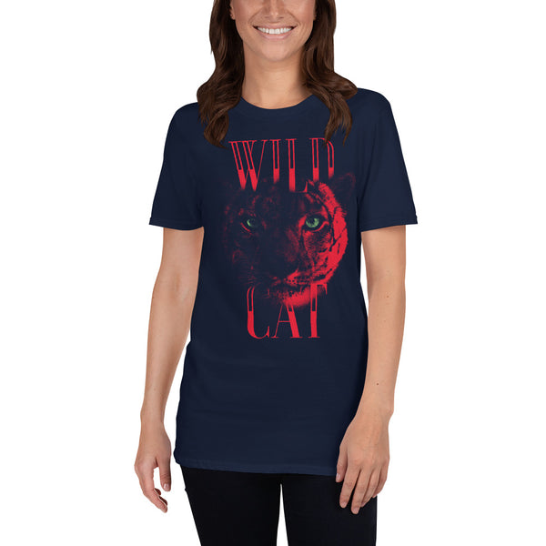 Wild Cat Short-Sleeve Unisex Soft Style T-Shirt